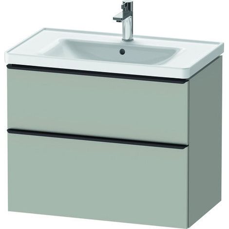 Meuble mural D-Neo WTU, 1 SK, 1 tiroir, 625 x 784 x 452 mm, gris béton mat