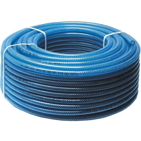 Güde Druckluftschlauch 50m 6mm Druckluft Gewebeschlauch Kupplung Schnellkupplung
