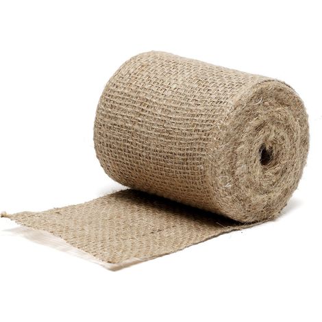 La Cordeline JN40 Fascia di Iuta Naturale 12,50 mm x 10 cm (1/5)