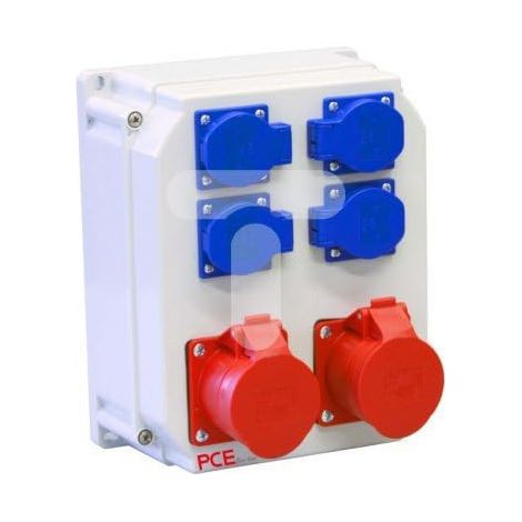 RÉPARTITEUR FIXE ECOLINE 2 X 16A/5P 4GS IP44 90EKO005 PINCE 5902082057932 PCE