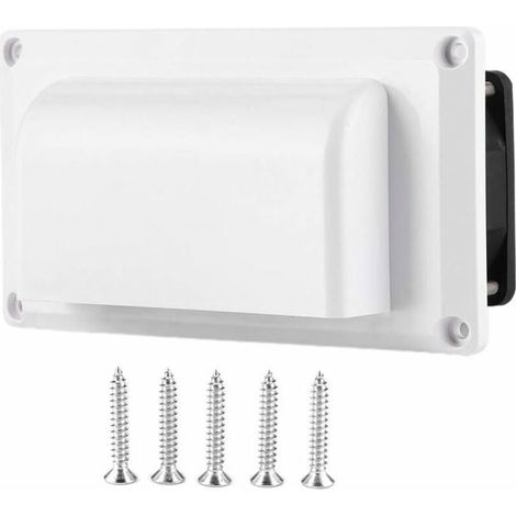 Ventilateur Aération Latéral Camping Car 12V, Grille Ventilation Intérieure, Silencieux Évent, 13W RV Caravane Remorque (1/4)