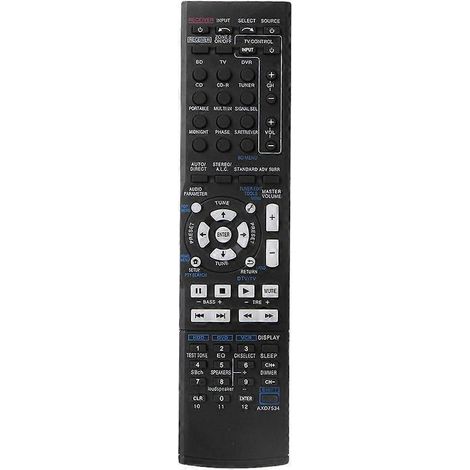 Télécommande universelle de remplacement pour amplificateur audio-vidéo Pioneer, compatible avec les systèmes home cinéma.