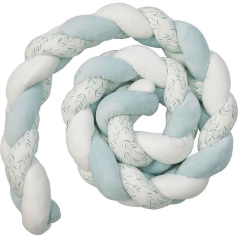 Tresse tour de lit enfant Blanc 200 cm (1/2)