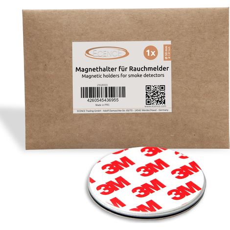 1x Magnethalterung 50mm für Rauchmelder Feuermelder Magnet-Befestigung (1/5)
