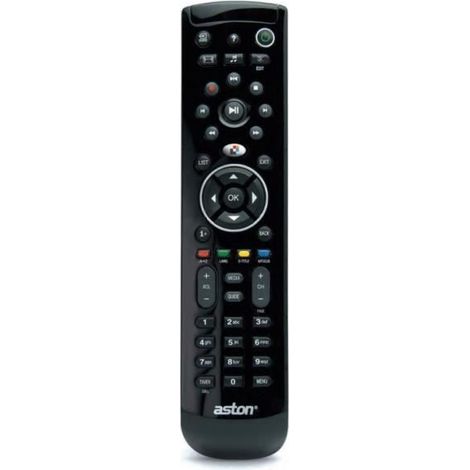 Télécommande - Aston - Simba HD TNTSAT/Fransat - Compatible avec Diva HD/Xena Twin HD - Noir