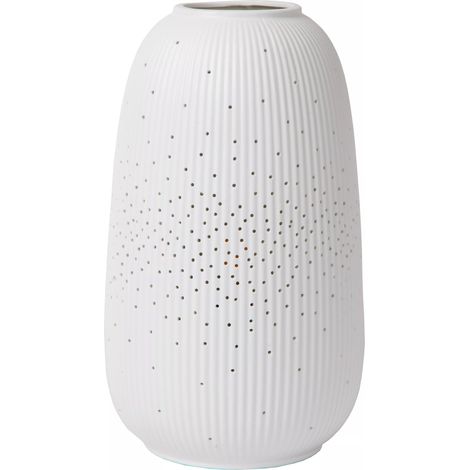 Lampada da tavolo Lucide Flores porcellana bianca E14 24cm (1/3)