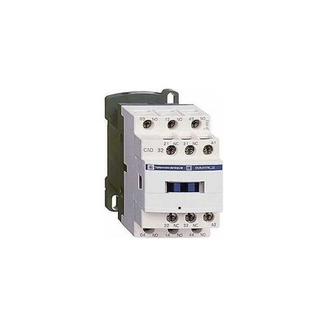 Contactor de potencia TeSys CAD-32 3NA+2NC 10A bobina 230VCA CAD32P7 de Schneider