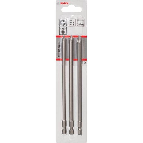 Punta Extradura Ph1,Ph2,Ph3x152mm: 3 uds (1/3)