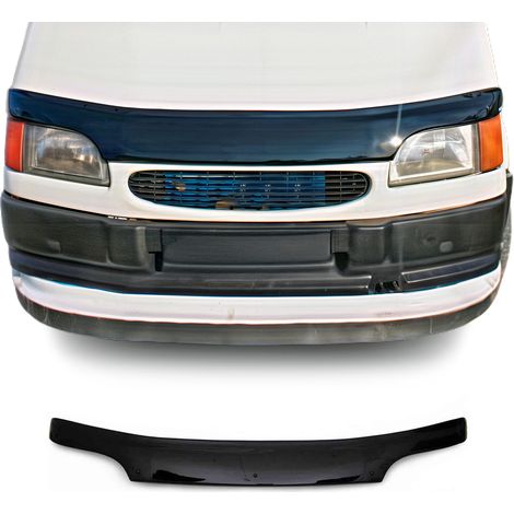 Deflecteurs d'air Capot de Voiture pour Ford Transit 1995-2000 Acrylique Noir