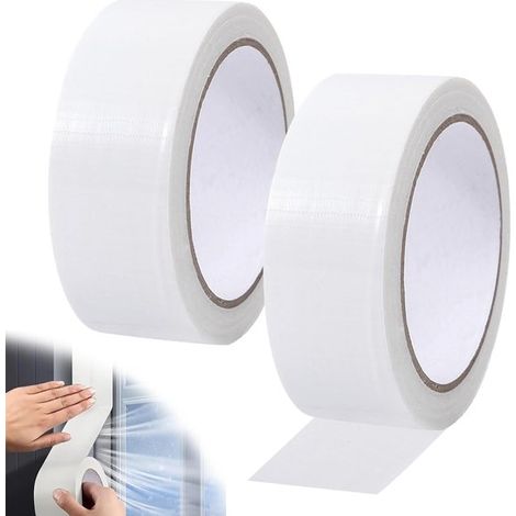2 Rollen Klebeband Transparentes, selbstklebendes Klebeband 5 cm x 3 m Hochviskoses, wasserfestes Klebeband Winddichtes Klebeband für Winterfenst (1/5)