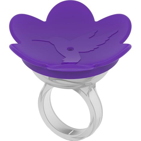Mangeoire violette pour colibris, récipient pour la nourriture ou l'eau dans les cages et les zones d'élevage domestiques.-AquaForge (1/5)