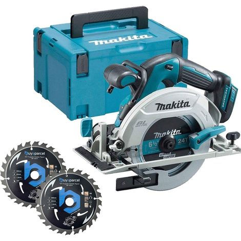 Makita DHS680ZJ 18v Lithium Brushless Circular Saw 165mm Makpac + 2 Extra Blades