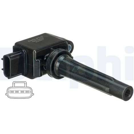 Bobine d'allumage Delphi Technologies GN10625-12B1 MAZDA P51B18100 PE0118100