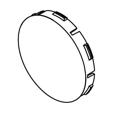 IS Griffkappe, ohne Logo, Chrom