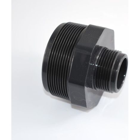 PVC - U Doppelnippel réduit AG 2 1/2" x 1 1/4" (1/3)