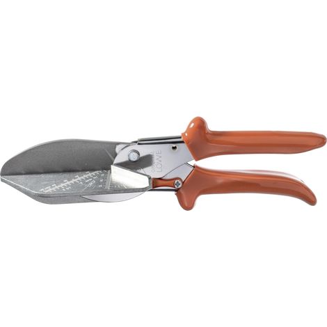 Original LÖWE Forbici professionali 3.304 con attacchi a 45° per uso professionale nell'industria e nell'artigianato – Taglierina per taglio preciso su pelle, plastica, legno, PVC, gomma, metallo (1/3)