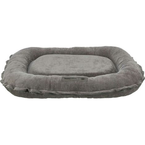 Cojín para perro - TRIXIE - Vital LENNOX - Tela de chenilla - Ovalado - 90 x 70 cm - Gris (1/5)