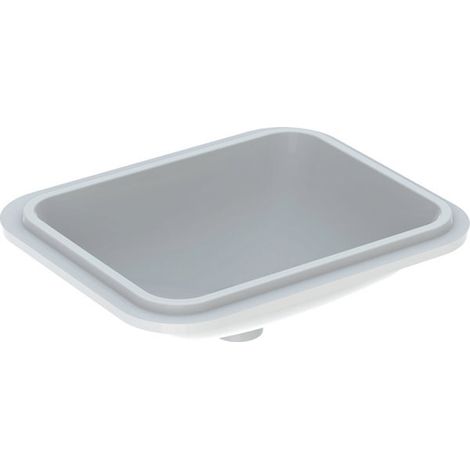 Lavabo bajo encimera Geberit VariForm rectangular, 450x350mm, sin (1/2)