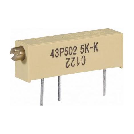 Vishay M43P505KB40 M43P505KB40 Potentiomètre variable 15 tours linéaire 0.75 W 1 MΩ 5400 ° 1 pc(s) W53986 (1/2)