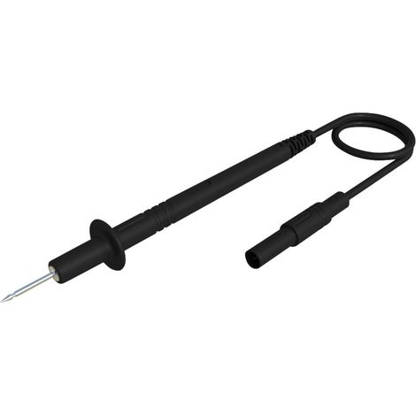 Hirschmann Test & Measurement PL 2700 S sw Cordon de mesure pointe de test mâle 4 mm 1.00 m noir 1 p (1/2)