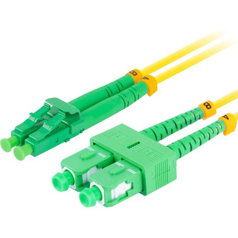 Latiguillo Lanberg G657A1 Amarillo Duplex 2 m (1/5)