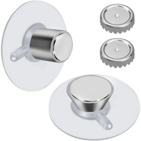 Sollbry 2 Pcs Porte Savon Aimanté, Fixation Puissante Porte Savon Mural en Acier Inoxydable Porte Savon Magnétique (1/5)