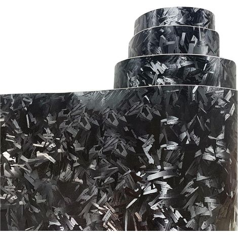 Carbon Folie 150x30cm Schwarz Selbstklebend Air-Release Technologie (1/5)