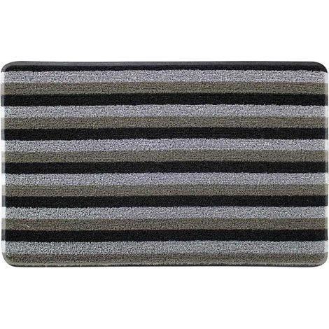Tapis Rectangle Déco "Marvin" 45x75cm Gris (1/2)