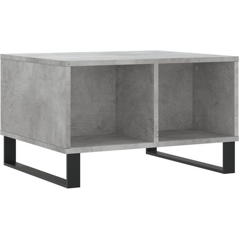 Maison Exclusive - Couchtisch Betongrau 60x50x36,5 cm Holzwerksto