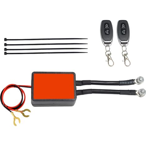 Disjoncteur batterie 12V 300A Coupe-batterie intelligent DC Interrupteur principal à courant élevé pour motos, bateaux, bateaux, VTT, camions, remorques, caravanes, systèmes audio. (1/5)