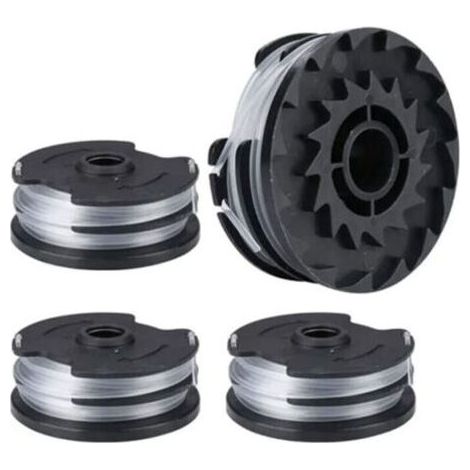4 Ersatzspulen für LIDL Parkside Rasentrimmer, PRTA 20-Li A1, B2, C3, PRT 550 A1, A3, PRT 300 A1 – 2 x 4 m, 1,6 mm (1/5)