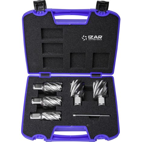 Fresa Set 24-26-28-30-32 mm Hueca HSS-XT Maquina Electromagnetica -4070- IZAR (1/4)