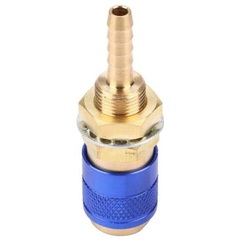 M6 Connecteur Rapide de Gaz et d'Eau Adaptateur Refroidi à l'Eau et Gaz pour Raccord de Chalumeau MIG TIG Raccord de Torche de Soudeuse,Fonepro (1/5)