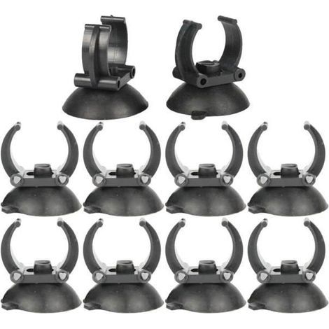 10 Pieces Aquarium Heating Rod Suction Cup Clip 35mm Aquarium Heater Suction Cups Clips (1/4)