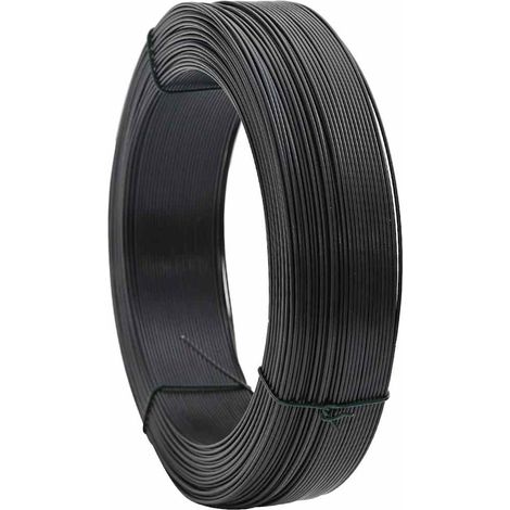 vidaXL Alambre para atar vallas acero gris antracita 250 m 0,9/1,4 mm (1/2)