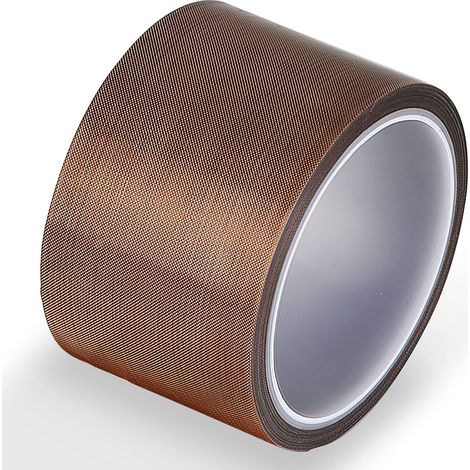 Ruban adhésif en téflon pour machine à emballer sous vide, ruban adhésif PTFE, convient pour 70 mm x 10 m (1/5)