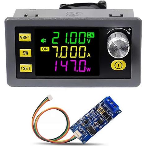 Convertisseur DC-DC Buck Boost 150 W CC CV CW 6-36 V vers 0-36 V 7 A, module d'alimentation réglable pour laboratoire (1/5)