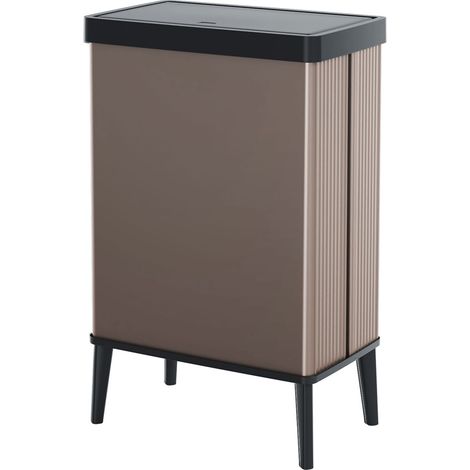 Pattumiera Alta 54L Keter Verto High 43,5x26,5x68,7 cm in Plastica Rosa Perla