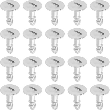 Set of 20 screw-on engine cover clips compatible with Audi, Seat, Skoda, and VW (part numbers 4A0863821A, 4A0863821B, and 8D0805121). (1/5)