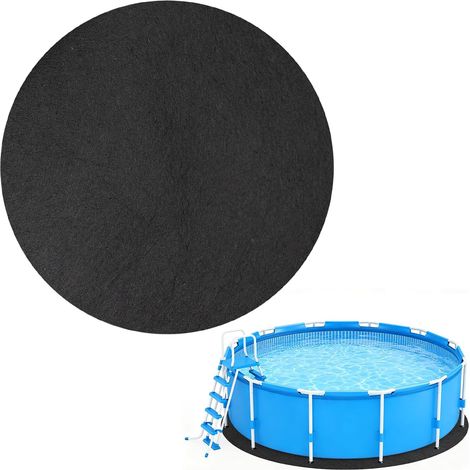 Tapis de sol rond pour piscine - Diamètre : 305 cm - Protection des plaques de base - Antidérapant - Isolation thermique (1/5)