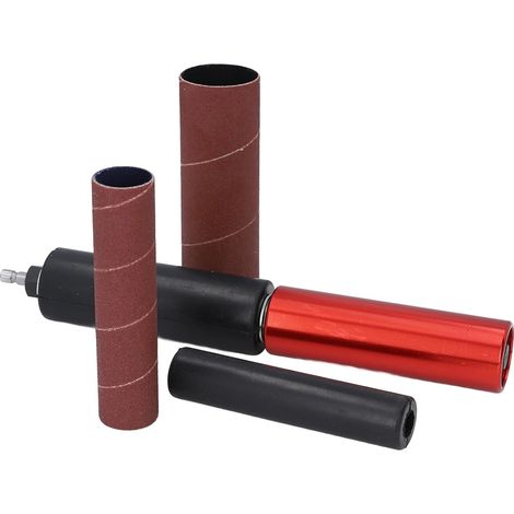 3/8 Inch Aluminum Alloy Spindle Sander Adapter, Sanding Chuck Kit for Wood and Metal, Orbital Drill, Sanding Adapter, with Size (1/5)