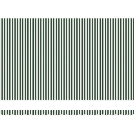Maison Exclusive - Tenda da Sole Verde e Bianco 500 x 300 x 165 cm