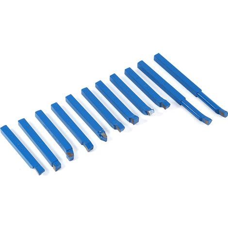 Hartmetallbestücktes Drehmeißelset (Fräsen, Schneiden, Drehen), 8 x 8 mm, 11-teilig (1/5)