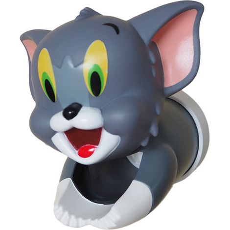 Rallonge de robinet pour tout-petits, style dessin animé, en silicone sûr et facile à installer, pour laver les mains des enfants dans la salle de bain familiale avec chat. (1/5)