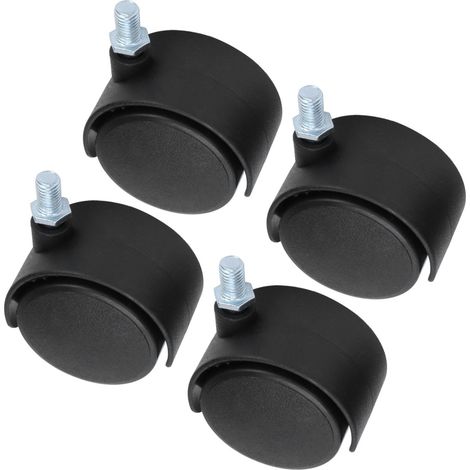4 Roulettes Universelles 2 Pouces Étanches Pivotantes 360° pour Meuble Roulant (1/5)