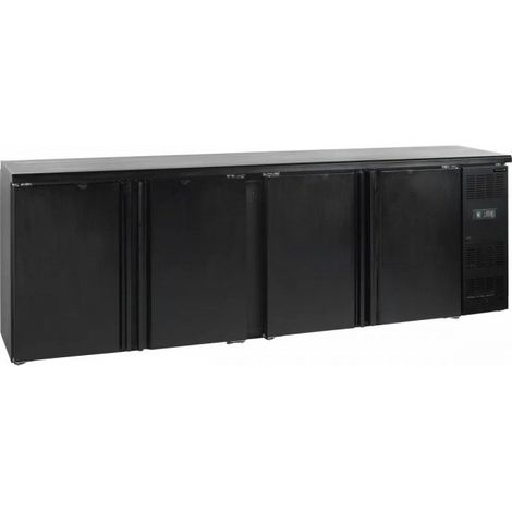 Arrière de bar ventilé 630 Litres, 4 portes pleines battantes, 350 W, 220 V - MONO (1/4)