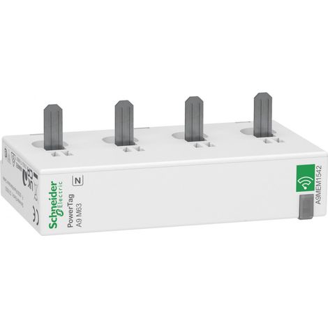 PowerTag - capteur de mesure radio-fréquence - iC60 iID DT60 - 3P+N - 63A - aval - A9MEM1542 (1/2)