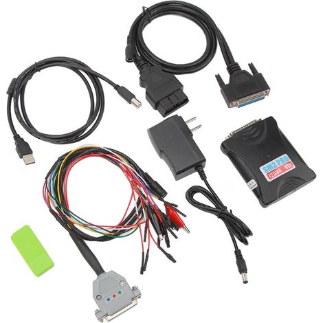 Outil de lecture/écriture ECU 67 en 1 pour programmateur ECU SM2 Pro J2534 VCI (avec dongle), compatible avec les sommes de contrôle, prise US, 100 à 240 V (1/5)