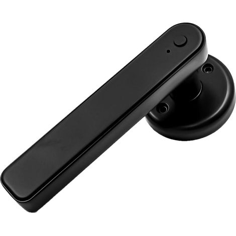 Smart Lock, Fünf-in-Eins-Schloss-Türgriff, elektronisches Tastatur-Passwort, Bluetooth-Identifikation, wasserdichter digitaler Fingerabdruckschlüssel (schwarz)