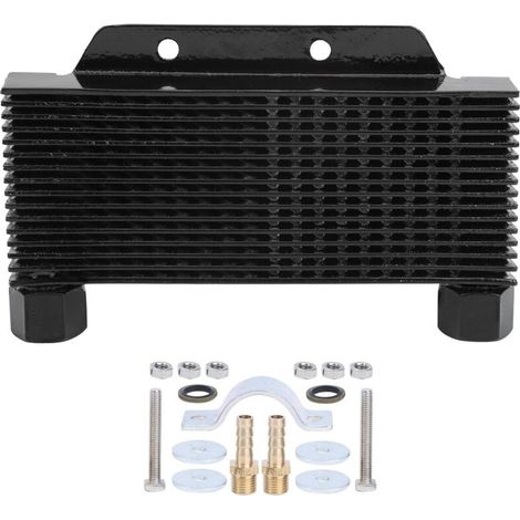Accessoires universels de refroidissement de radiateur de moteur de refroidisseur d'huile de moto pour 125250CC ATV Dirt Bike. (1/5)